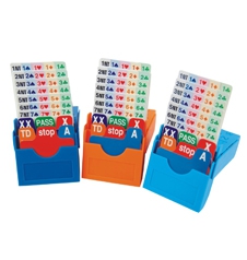 Bidding Boxes with Plastic Bidding Cards/of 4
