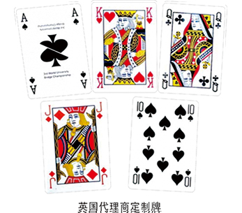 为英国代理商加工定制扑克牌